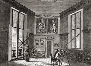 De oude observatiekamer, Greenwich, uit A Short History of the English People door J. R. Green, gepubliceerd in 1893 door English School