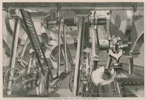 De peddelmotorruimte van de Great Eastern door English School