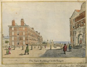 De papiergebouwen in de Temple door English School