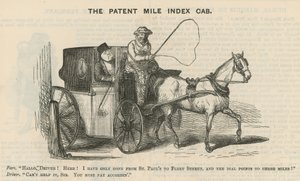 De gepatenteerde mijlindex taxi door English School