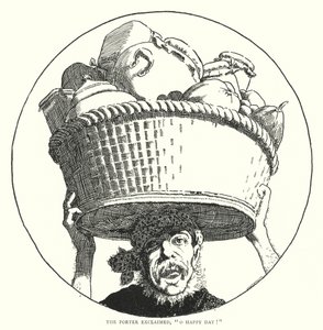 De portier riep uit, "O gelukkige dag!"