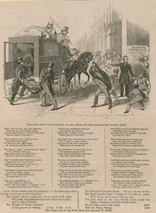 Het postkantoor bij het kantoor van de Illustrated London News door English School