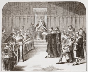 Het voorlezen van de Augsburgse Confessie