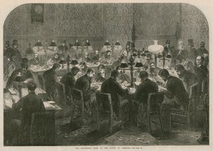De verslaggeverskamer in het Lagerhuis