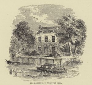 De residentie van Theodore Hook door English School