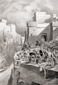 De opstand van Megara tegen Athene, uit Hutchinson