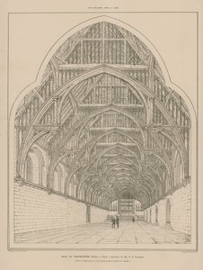 Het dak van Westminster Hall
