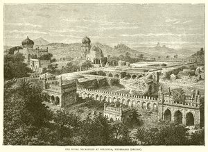 De koninklijke necropolis in Golconda, Hyderabad door English School