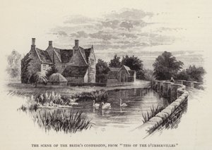 De scène van de bekentenis van de bruid, uit 