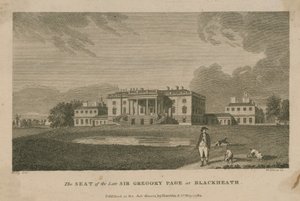 De zetel van wijlen Sir Gregory Page Turner door English School