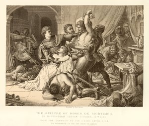 De arrestatie van Roger De Mortimer