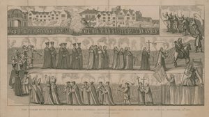 De plechtige schijnprocessie
