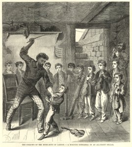 De zorgen van de muziekjongens van Londen door English School