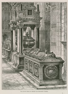 De zuidelijke zijbeuk van de kapel van Hendrik VII door English School