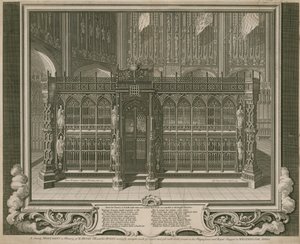 Het statige monument ter nagedachtenis aan Koning Hendrik VII en zijn Koningin door English School