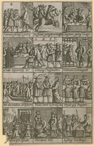 Het verhaal van Edward Coleman, berecht voor verraad op 27 november 1678 door English School