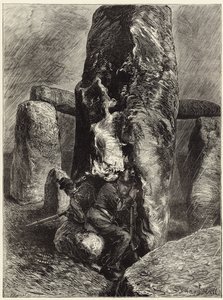 De achterblijvers bij Stonehenge