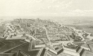De stad en het fort van Lille door English School