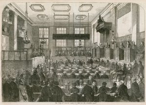 Het proces van William Palmer bij het Centraal Strafhof door English School