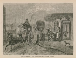 Het draaikruis van de Waterloo Bridge