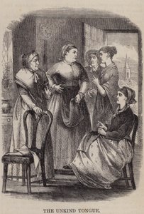 De onvriendelijke tong (gravure)
