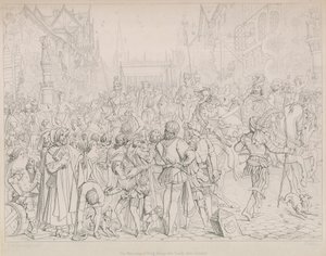De verwelkoming van koning Hendrik VI in Londen door English School