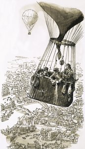De eerste reguliere luchtpostdienst ter wereld werd opgericht in 1870 door English School
