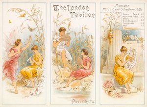 Theaterprogramma, The London Pavilion, Piccadilly door English School