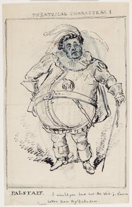 Theaterpersonages 1: Falstaff door English School
