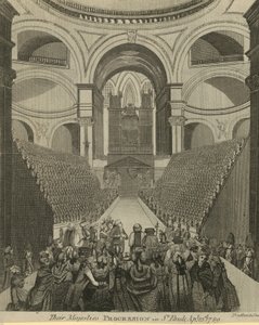 Hun Majesteiten processie in St Paul