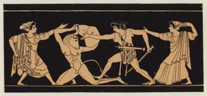 Theseus doodt de Minotaurus door English School