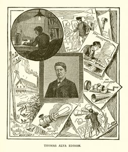 Thomas Alva Edison door English School