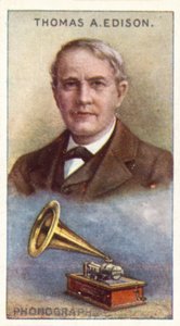 Thomas Alva Edison, fonograaf