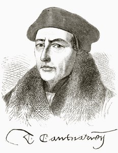 Thomas Cranmer, uit 