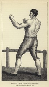 Thomas Cribb, Kampioen van Engeland, naar het schilderij van De Wild, 1811 door English School