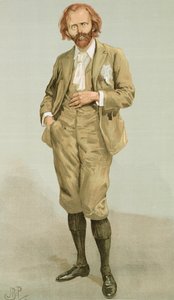 Thomas Hall Caine illustratie uit Men of the Day, gepubliceerd in Punch Magazine, juli 1896