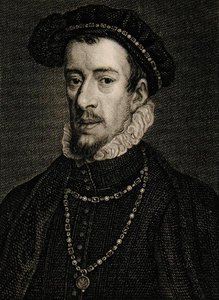 Thomas Howard (1536-72) 4e Hertog van Norfolk (gravure)
