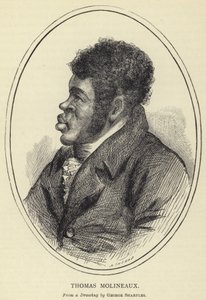 Thomas Molineaux, naar een tekening van George Sharples