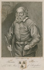 Thomas Parr, de oude man van Shropshire door English School