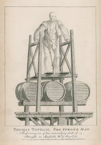 Thomas Topham, de sterke man van Islington