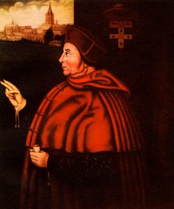 Thomas Wolsey (afdrukken) door English School