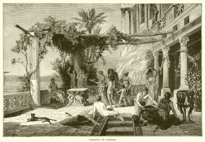 Tiberius op Capreae door English School