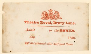 Ticket voor Drury Lane Theatre, Londen door English School
