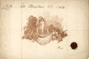 Toegangskaart voor het bal in het Mansion House, Londen, 2 april 1804 door English School