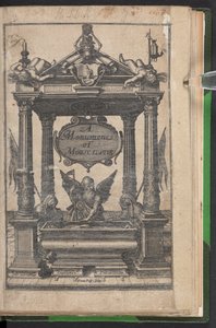 Titelpagina van A Monument of Mortalitie door English School