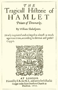 Titelpagina van Shakespeares Hamlet door English School