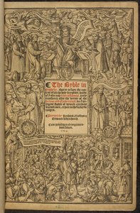 Titelpagina van de Grote Bijbel, soms bekend als 