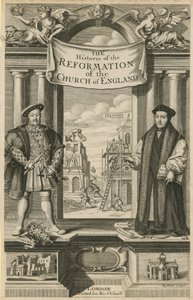Titelpagina van De Geschiedenis van de Hervorming van de Kerk van Engeland door English School
