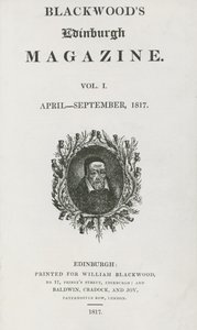 Titelpagina van de eerste editie van Blackwood