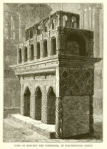 Graf van Eduard de Belijder in Westminster Abbey